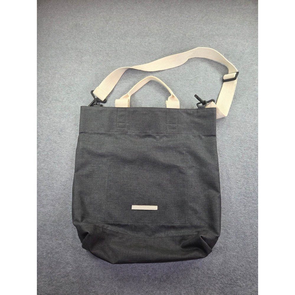 RAWROW Unisex R Bag Canvas Tote Bag Large Gray Minimalist